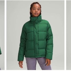 LULULEMON Wunder Puff Jacket Everglades Green 12